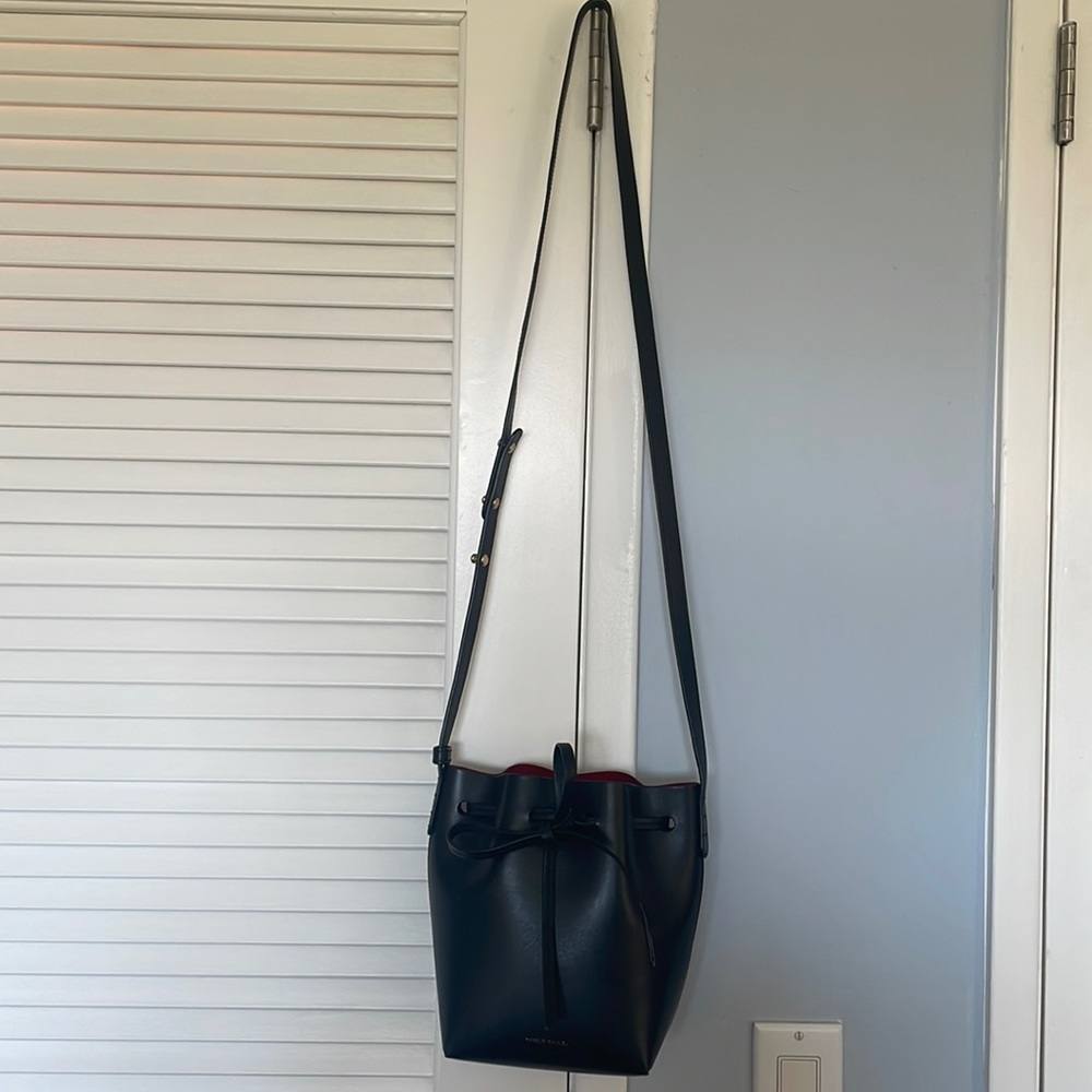COPY - Mini Mini Mansur Gavriel bucket crossbody bag. Very good condition.